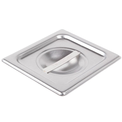 Vollrath Super Pan V Solid Food Pan Cover, 1/6 Size, 22 Gauge Stainless Steel - 75160
