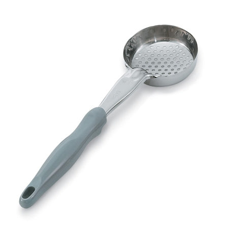 Vollrath Heavy-Duty Color Coded Round Perforated Spoodle, 4 oz, Grey - 6432445