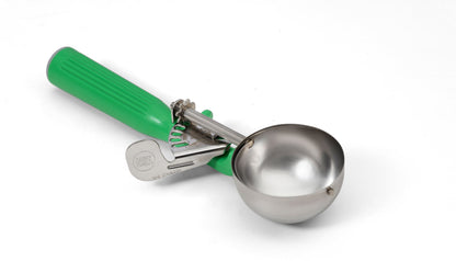 Vollrath Color-Coded One-Piece Thumb Press Disher, 2 2/3 oz - 47142