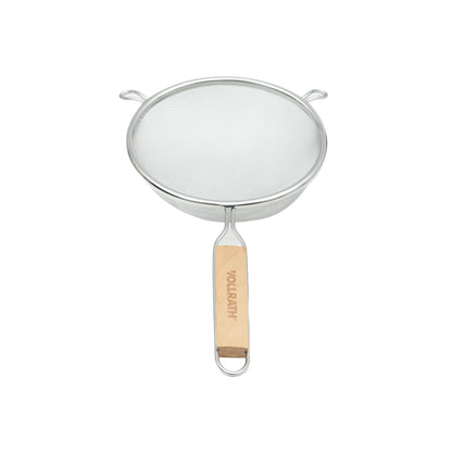 Vollrath Single Fine Mesh Strainer, 6.25", Wood Handle, FINAL SALE - 47188