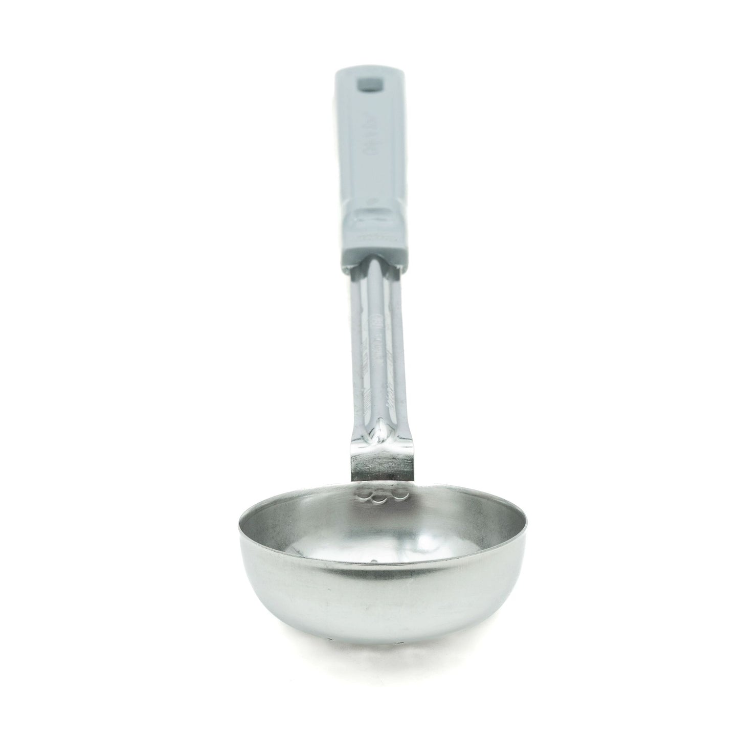 Vollrath Grip N Serve Round Perforated Spoodle, Color Coded Handle, 4 oz, Grey - 62170