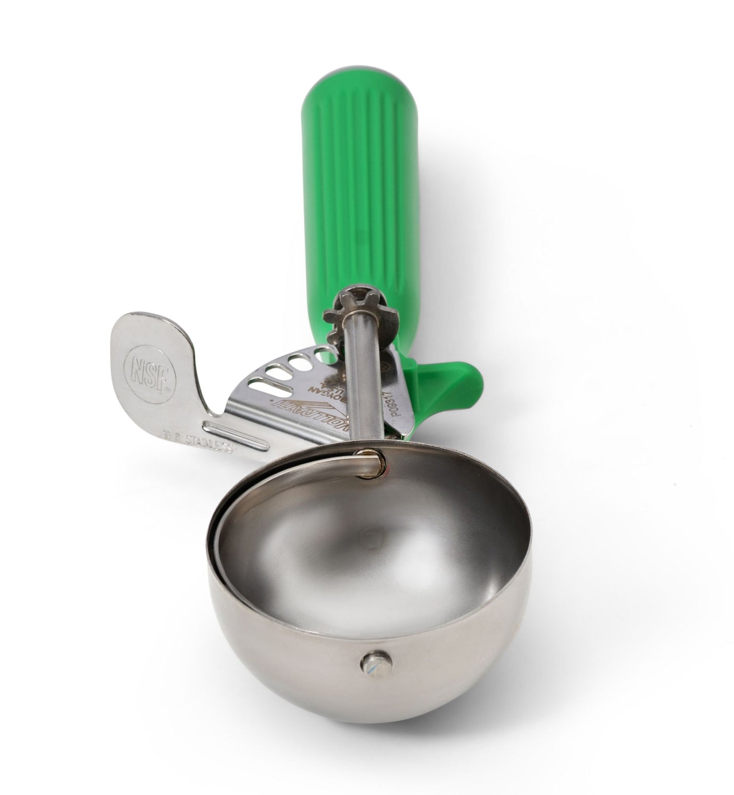 Vollrath Color-Coded One-Piece Thumb Press Disher, 2 2/3 oz - 47142