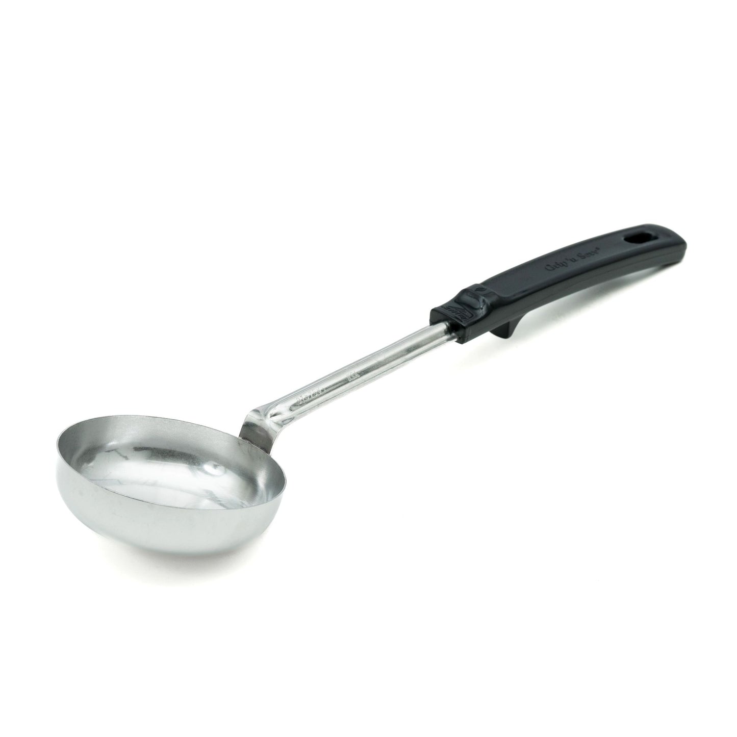 Vollrath Grip N Serve Solid Round Spoodle, 5 oz, Black Handle, FINAL SALE - 61174