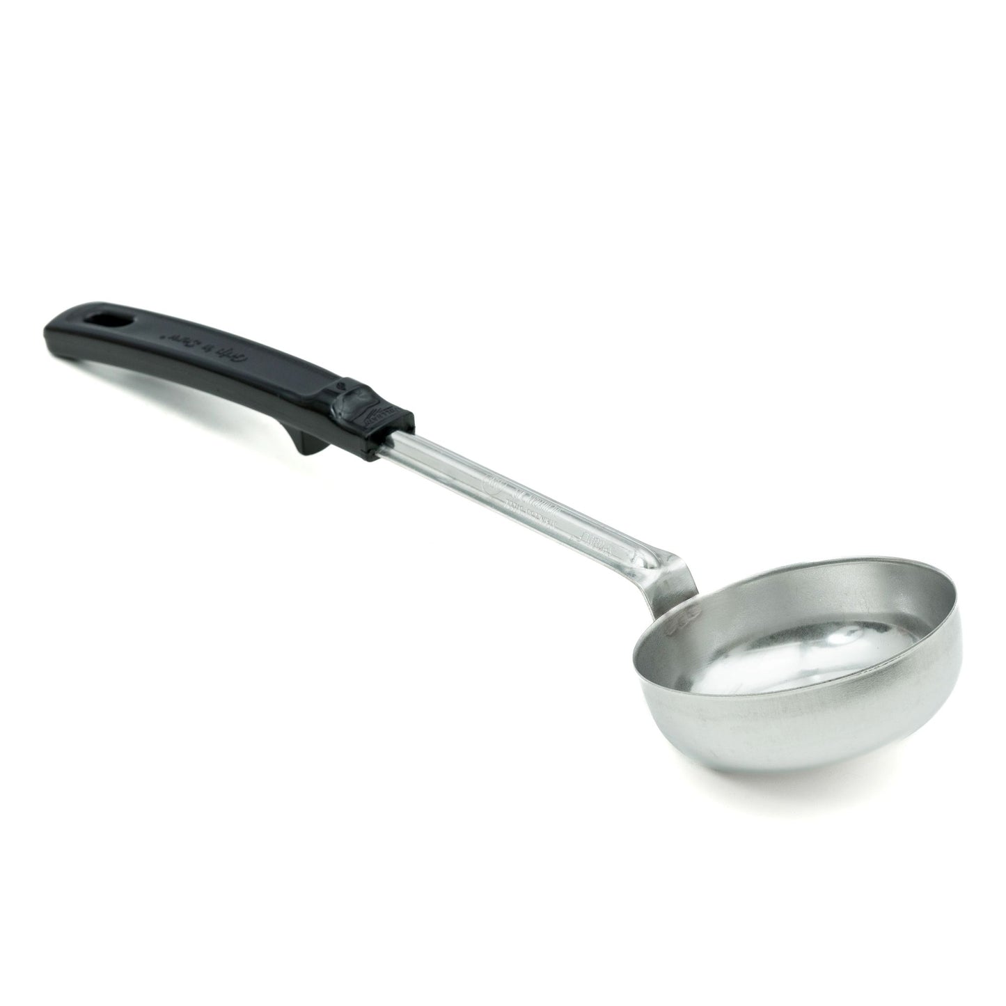Vollrath Grip N Serve Solid Round Spoodle, 6 oz, Black Handle - 61177