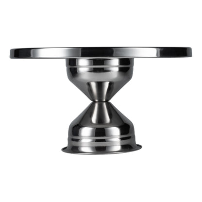 Browne | Cake Stand, 12" D x 7" H, Stainless Steel