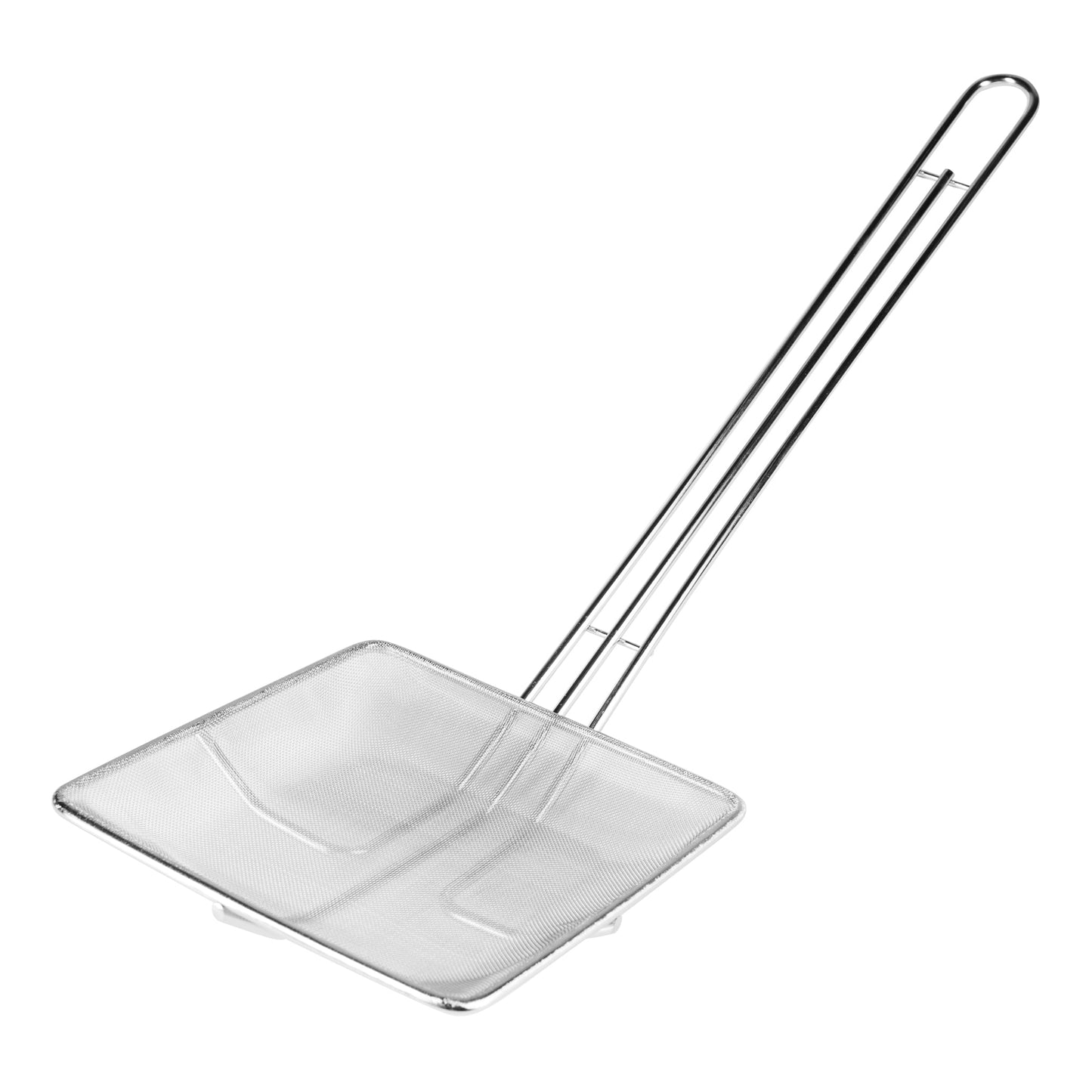 Browne | Medium Mesh Square Skimmer, 6.5", Stainless Steel