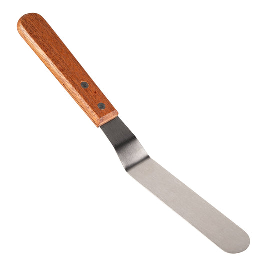 Browne | Offset Spatula, 6", Wood Handle