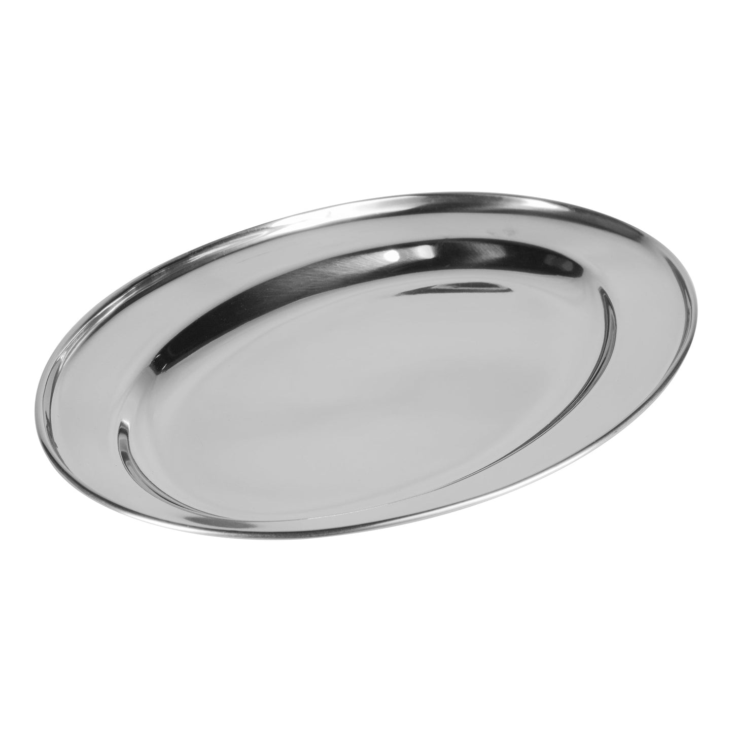 Browne | Oval Platter, 11.75" x 7.88", Stainless Steel