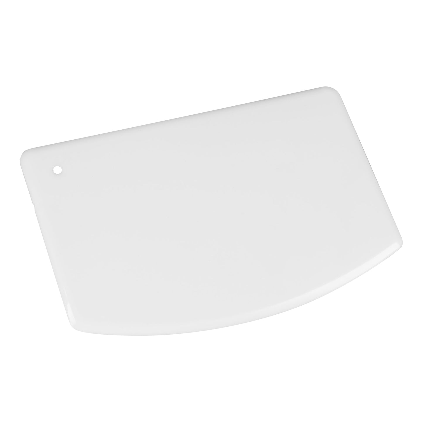 Browne | Bowl Scraper, White Plastic, 5.5" x 3.5"