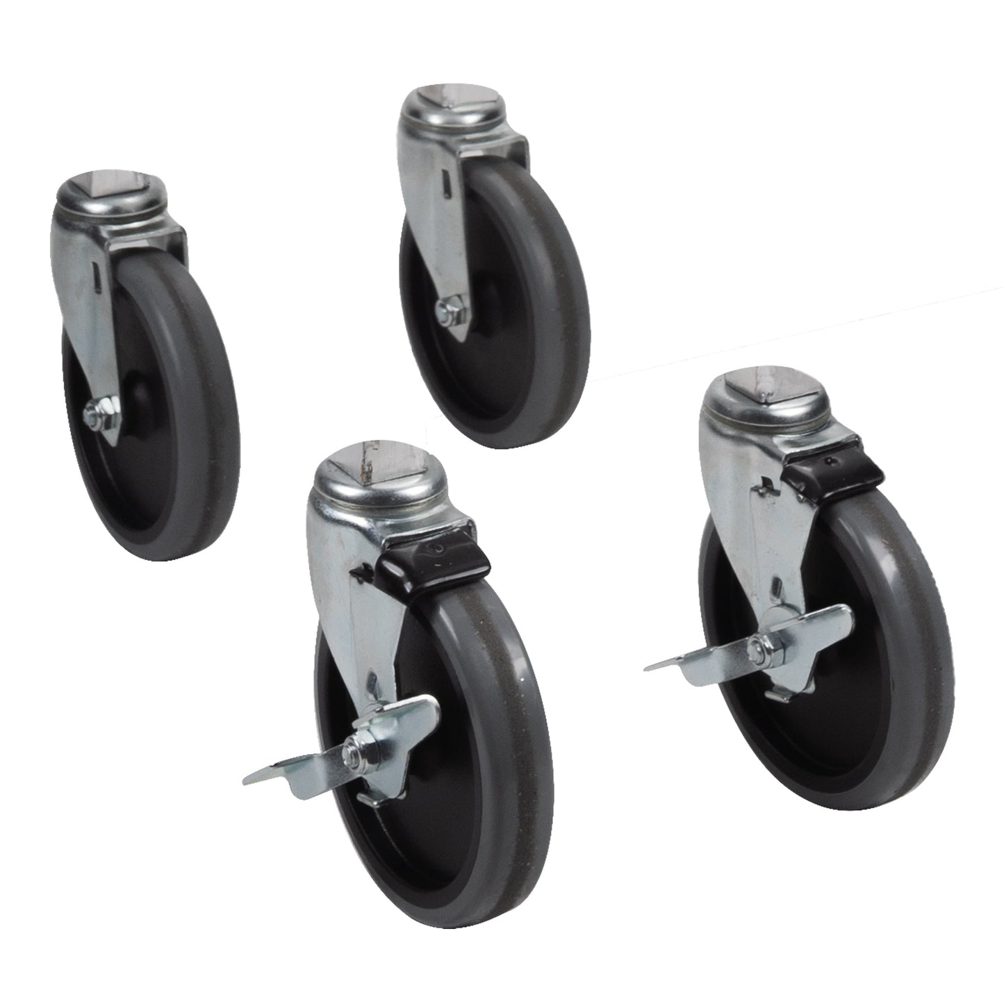 Browne | Swivel Casters for Aluminum Bun Pan Racks (4-pack)