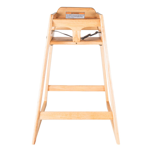 Browne | Wooden High Chair, Natural