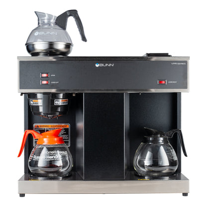 BUNN | VPS Coffee Brewer, 3 Warmers, Black, 120V