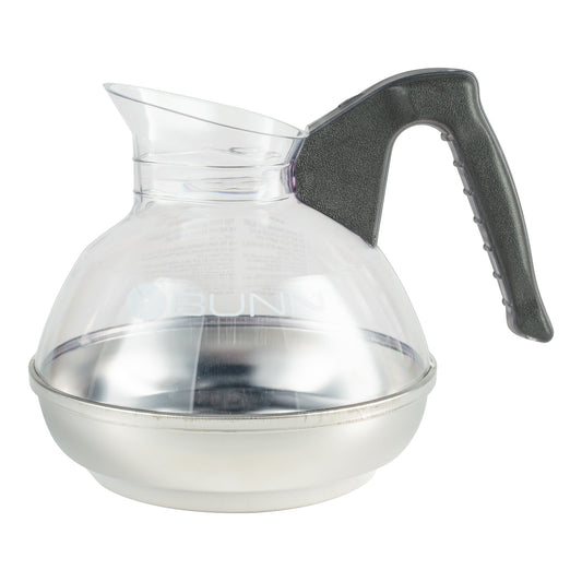 BUNN | Easy Pour Coffee Decanter, Stainless Steel Base, Black Handle