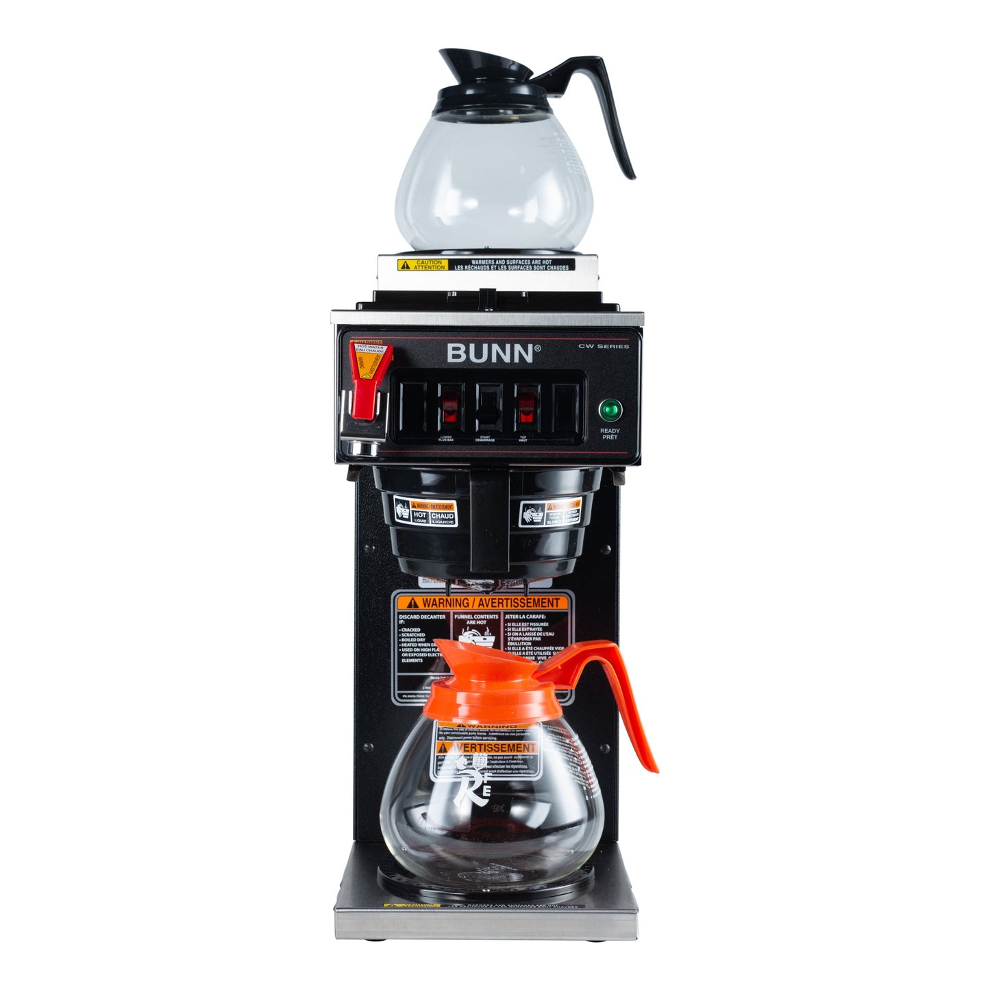 BUNN | CWTF15-2 Coffee Brewer with Faucet, 2 Warmers, Stainless Steel, 120V