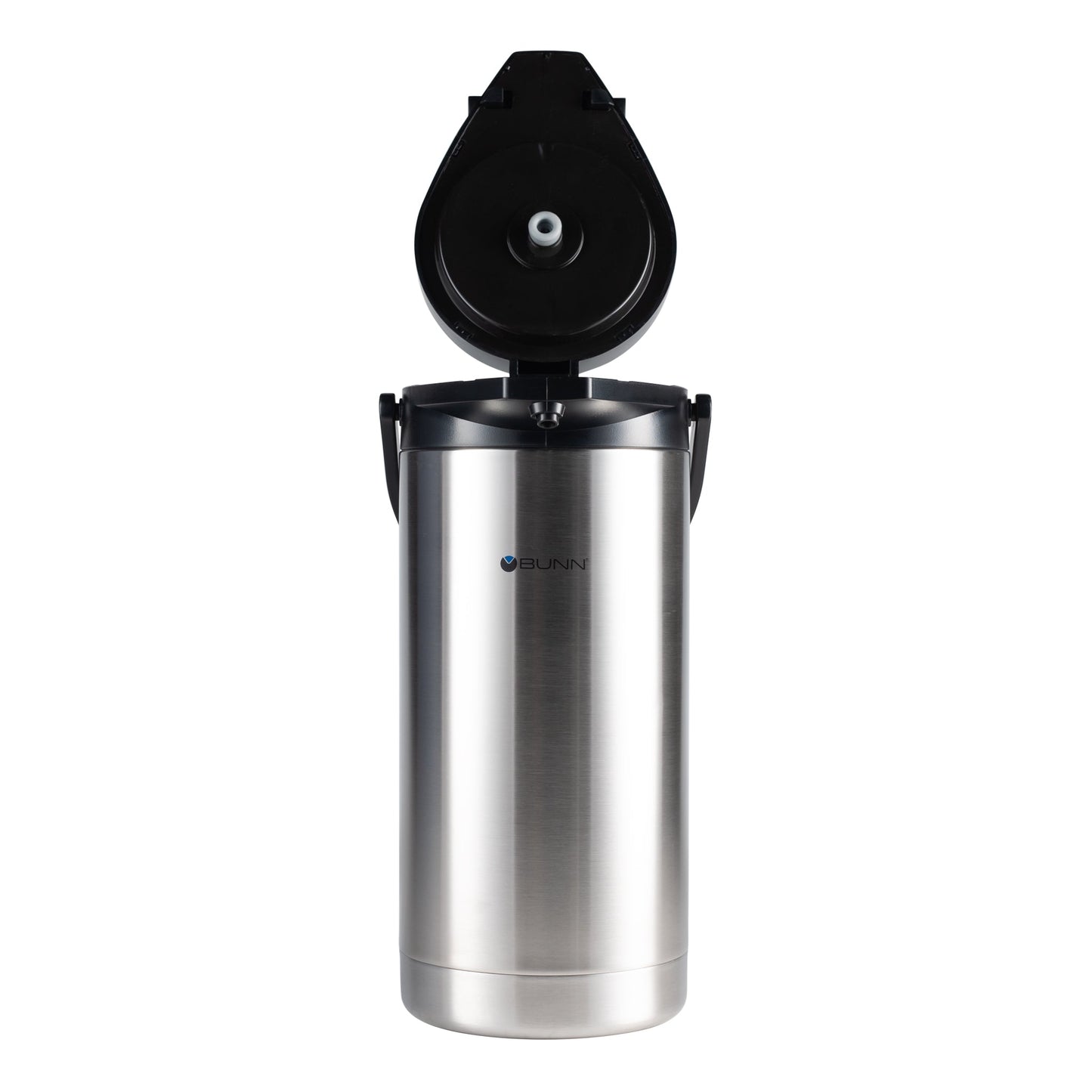 BUNN | Lever Action Airpot Insulated Portable Server, 128 oz, Stainless Steel