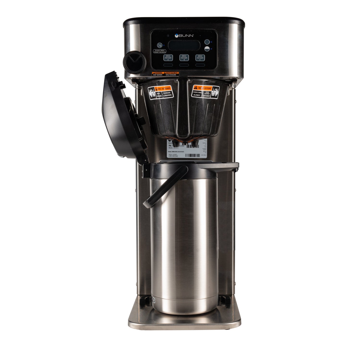 BUNN | ICB-DV Infusion Series Coffee Brewer, Stainless Steel, Dual Volt