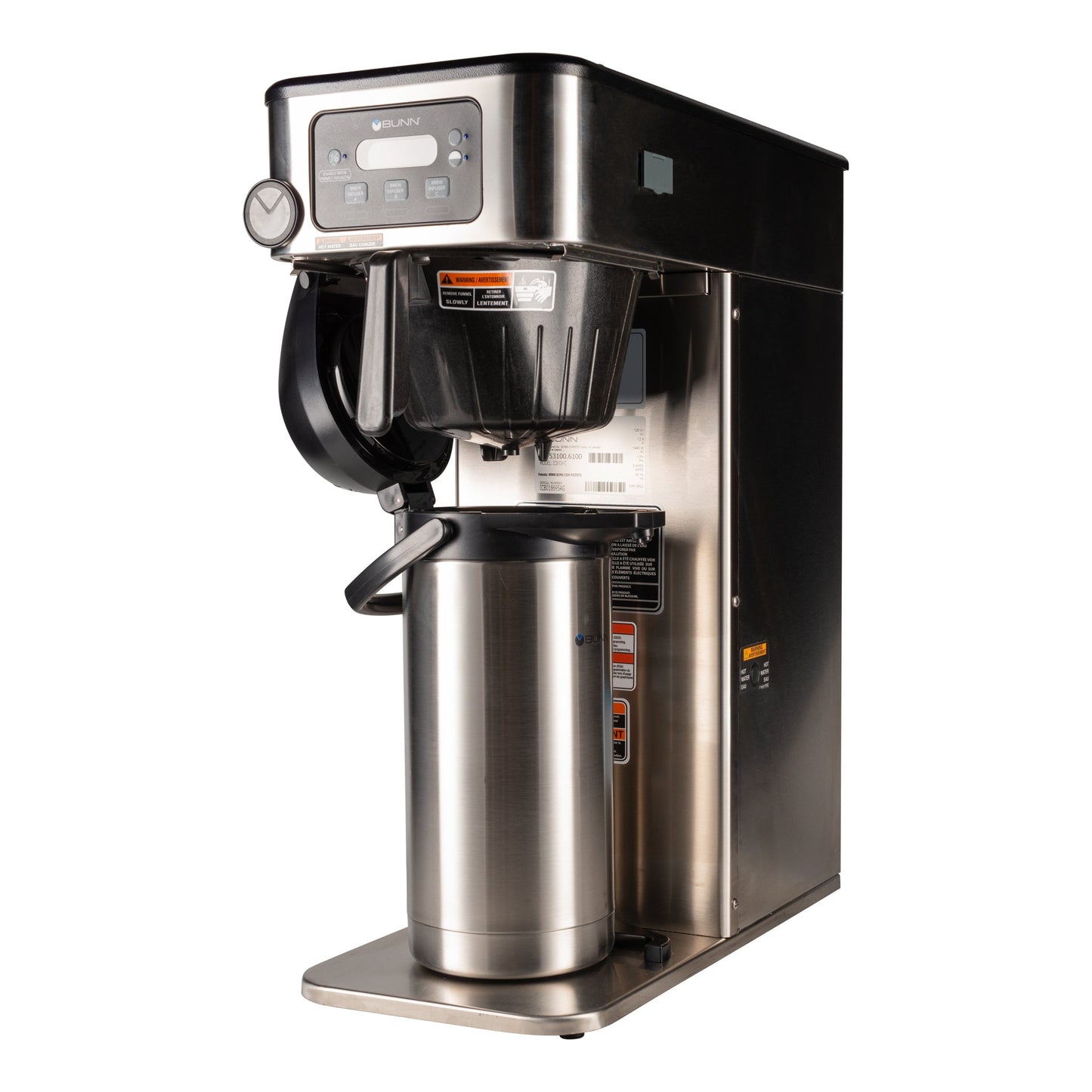 BUNN | ICB-DV Infusion Series Coffee Brewer, Stainless Steel, Dual Volt