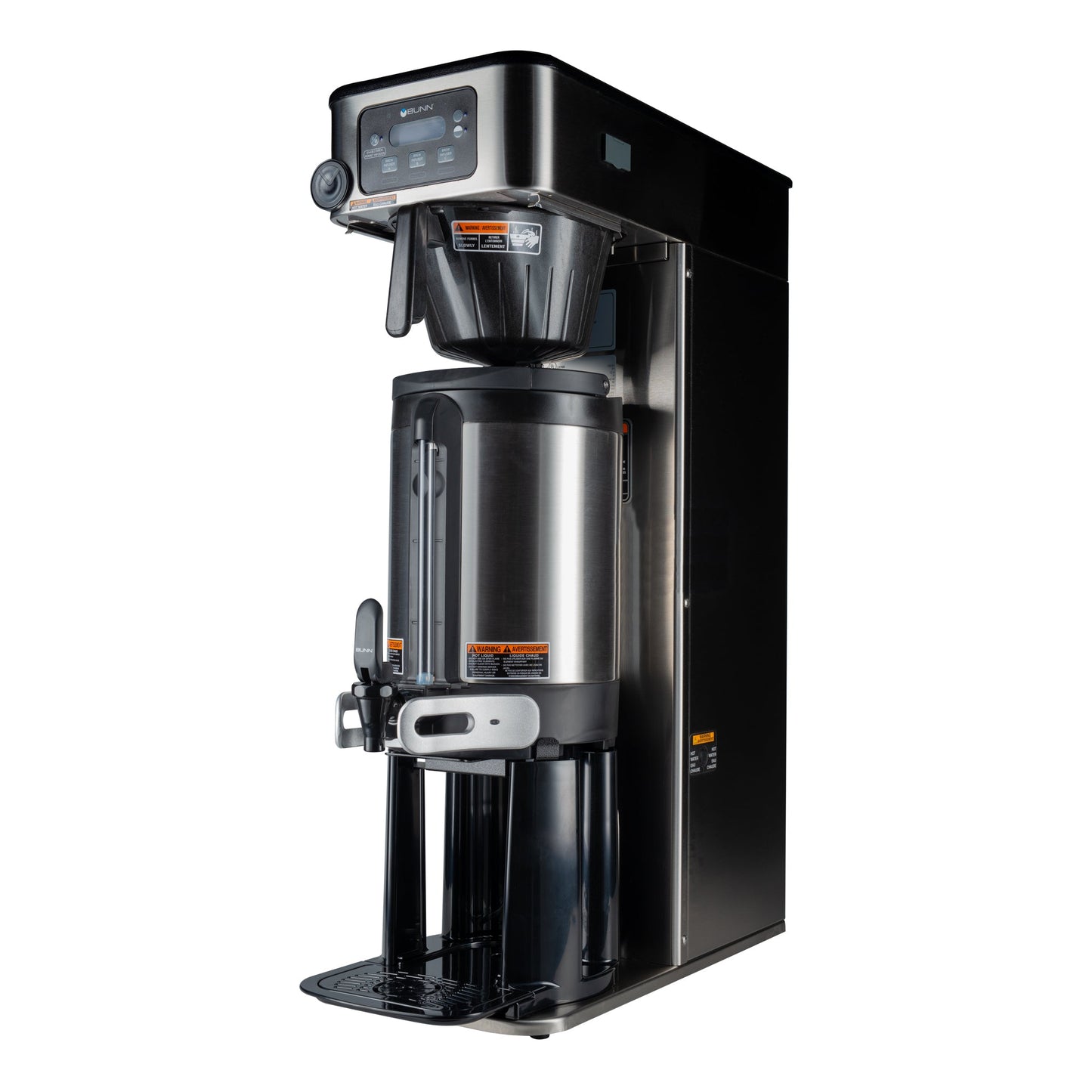 BUNN | ICB-DV Tall Infusion Series Coffee Brewer, Stainless Steel, Dual Volt