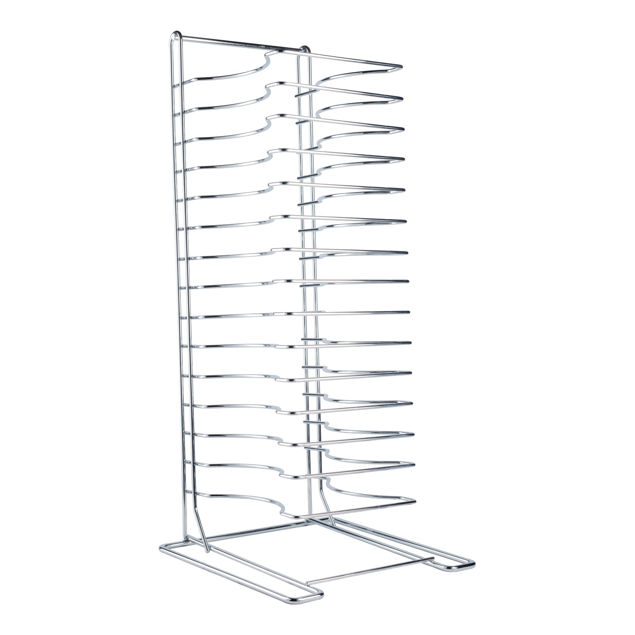 American Metalcraft Pizza Pan Storage Rack, 15 Shelves - 19029 ...