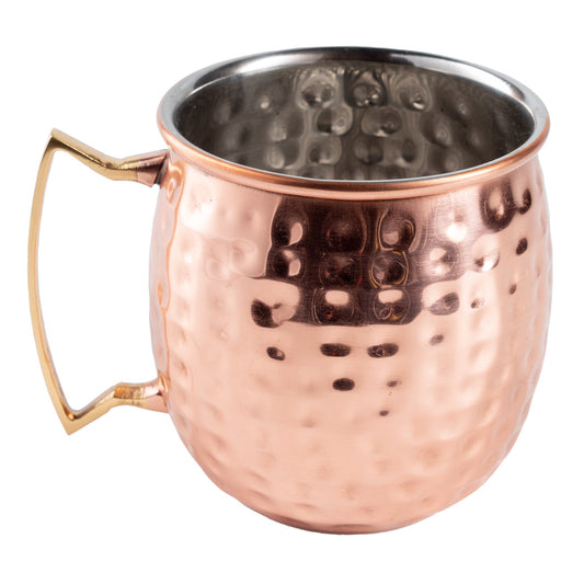 American Metalcraft | Moscow Mule Mug, Hammered Finish, 16 oz, Copper Brass Style