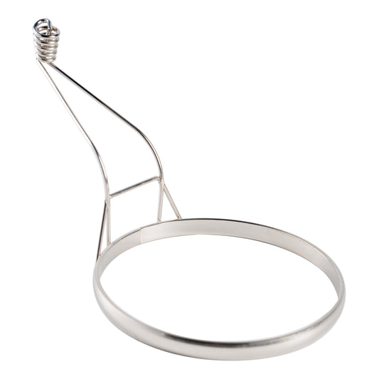 American Metalcraft | Egg Ring with Coil Handle, 4" Diameter, Chrome Plated