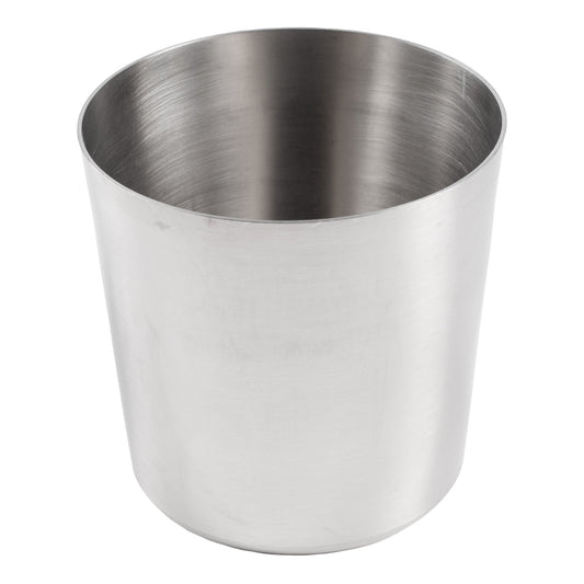 American Metalcraft | Straight Sided Fry Cup, 14 oz, Stainless Steel, Satin Finish Style