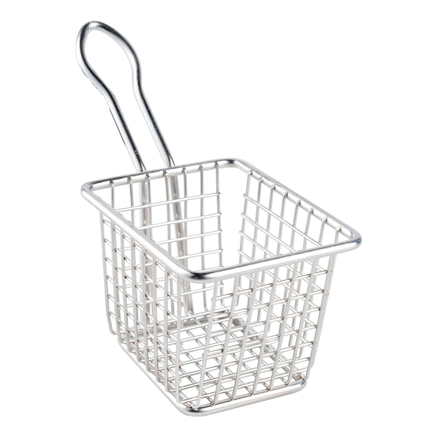 American Metalcraft | Mini Fry Basket, Rectangle, 4" x 3" x 3", Stainless Steel