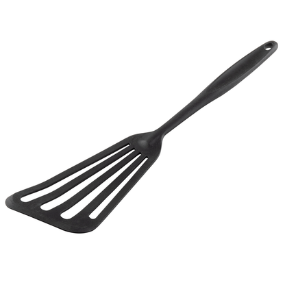 TableCraft | Fish Turner, 13.75", Stainless Steel/Silicone, Black