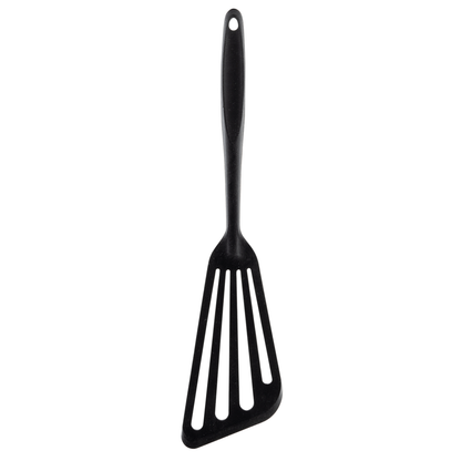 TableCraft | Fish Turner, 13.75", Stainless Steel/Silicone, Black