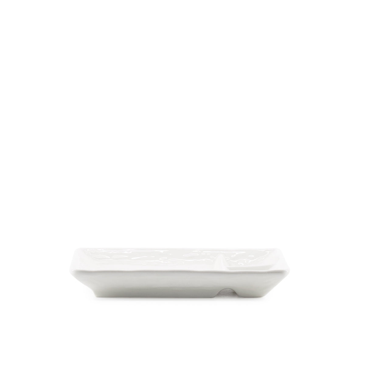 Cameo Square Divided Rectangle Dish, 8" x 5" (24-pack) - 700-028