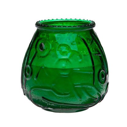 Sterno Euro-Venetian Wax Candle, Glass, Green, FINAL SALE - 234V-1-GR
