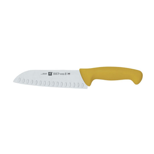 Zwilling | TWIN Master Santoku Knife, Granton Edge, 7", Yellow