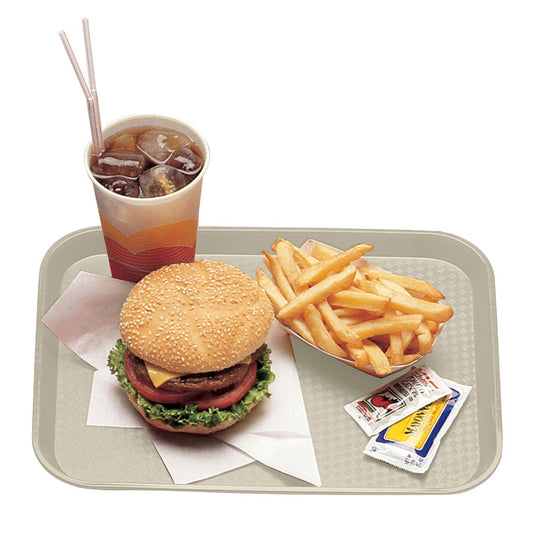 Cambro | Rectangular Fast Food Tray, 10" x 14", Light Peach