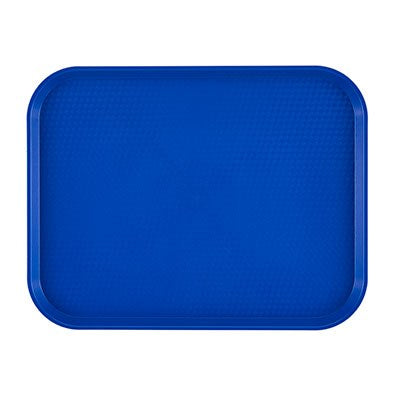 Cambro | Rectangular Fast Food Tray, 10" x 14", Navy Blue (24-pack)