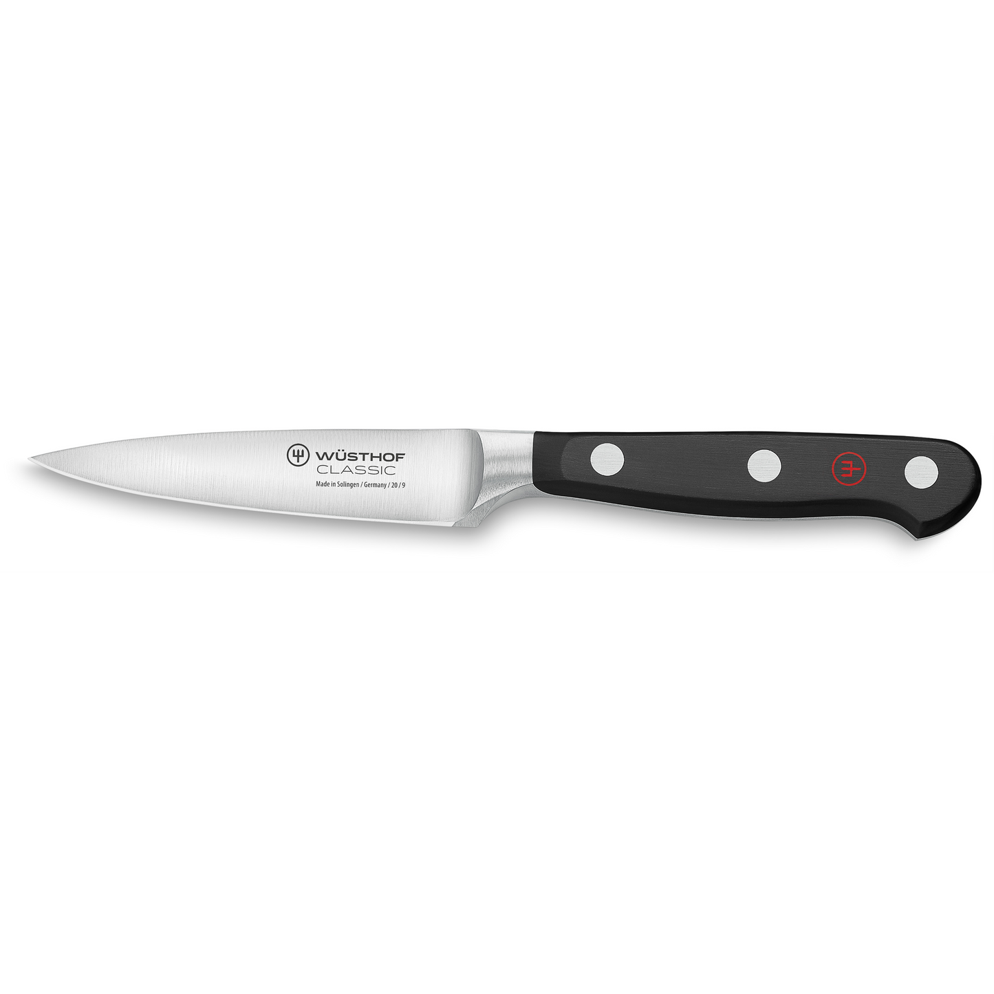 Wusthof | Classic Paring Knife, 3.5", Black - ChefEquipment.com