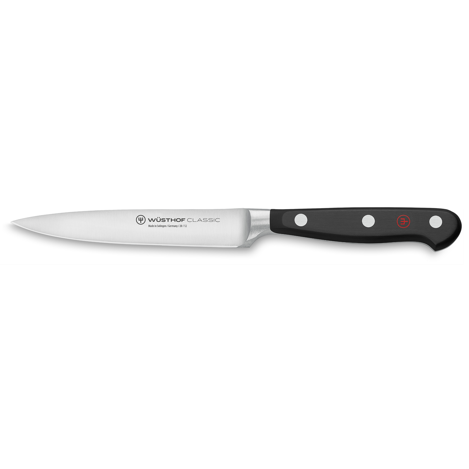 Wusthof | Classic Utility Knife, 4.5", Black - ChefEquipment.com