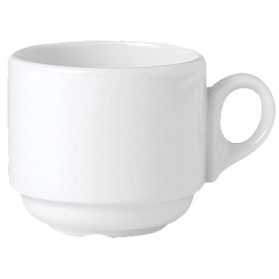 Steelite | Simplicity Stacking Cup Atlanta, 7.5 oz (3 DZ) - ChefEquipment.com