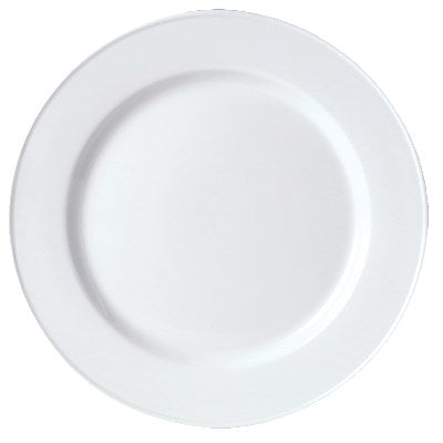 Steelite | Simplicity Slimline Plate, 10" (2 DZ) - ChefEquipment.com