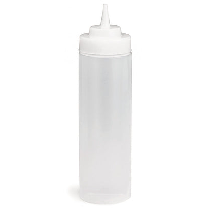 TableCraft | WideMouth Squeeze Bottle, 12 oz, Clear - ChefEquipment.com