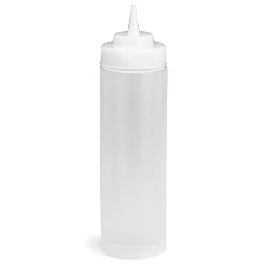 TableCraft | WideMouth Squeeze Bottle, 12 oz, Clear - ChefEquipment.com