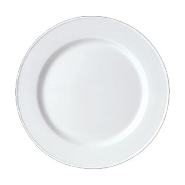 Steelite | Simplicity Plate, 6.25", Black Line Rim (3 DZ) - ChefEquipment.com