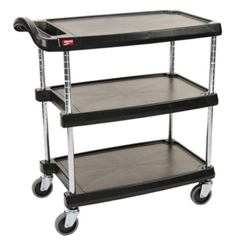 Metro | 3 Shelf Utility Cart, 400lb, Black