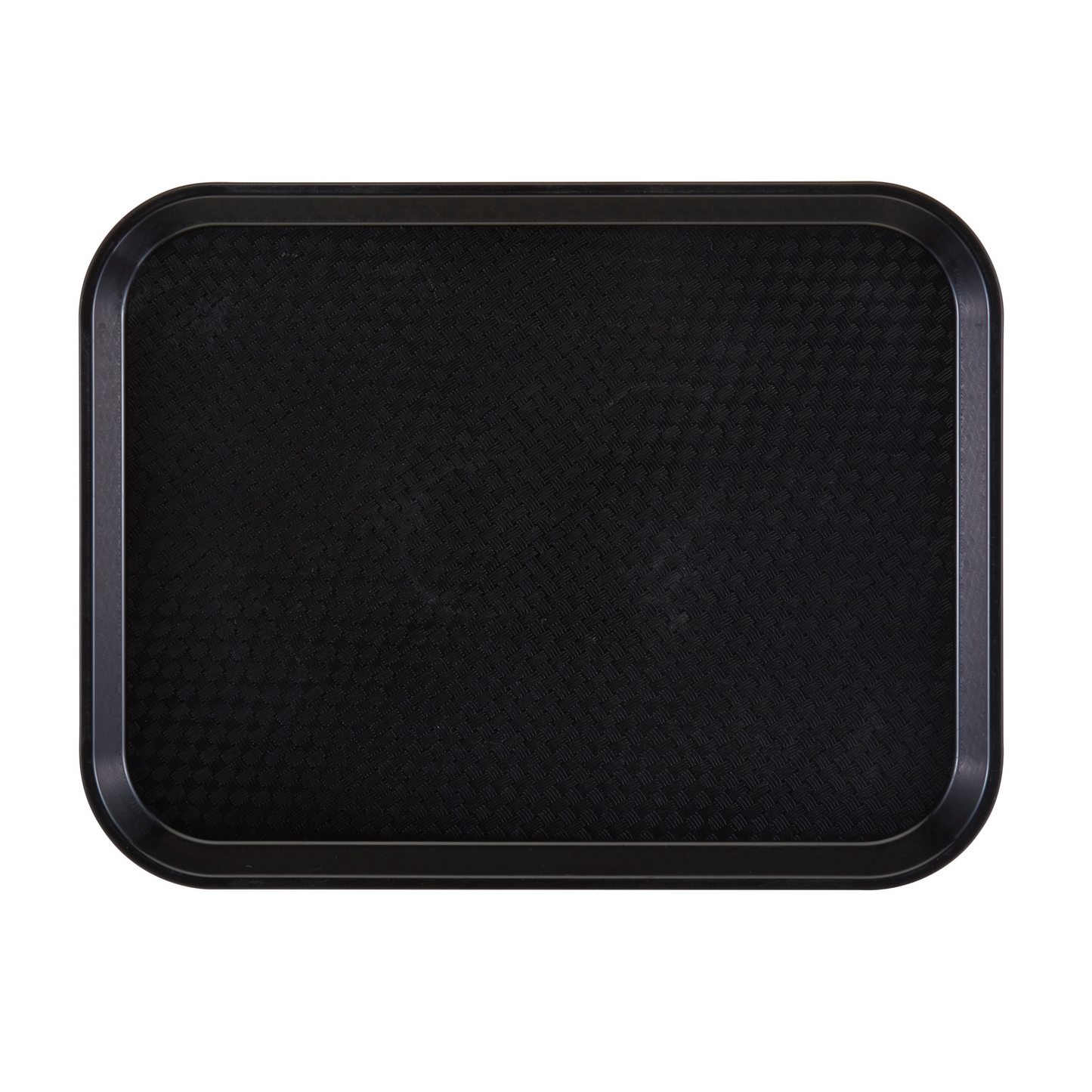 Cambro | Plateau de restauration rapide rectangulaire, 12" x 16", noir