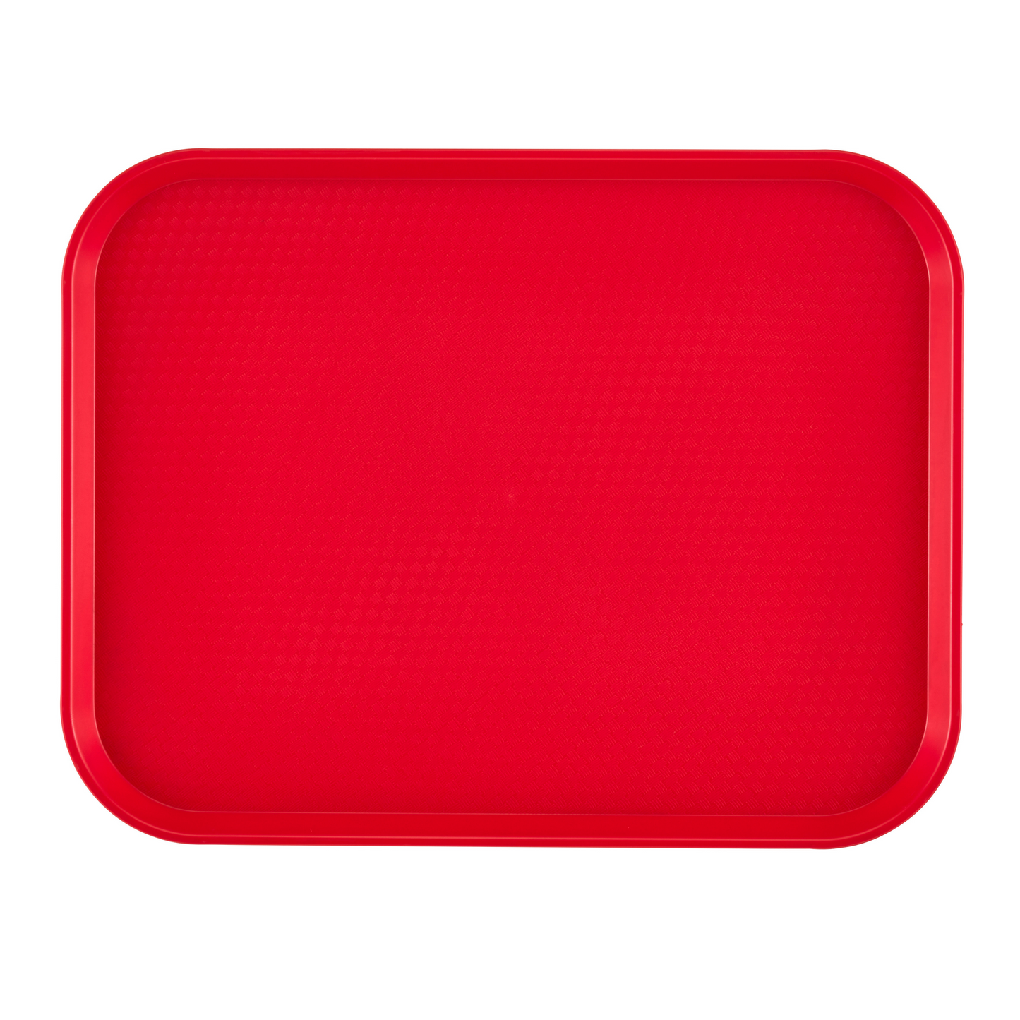 Cambro | Plateau de restauration rapide rectangulaire, 12" x 16", rouge