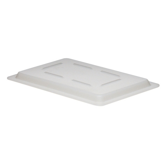 Cambro | Poly Food Storage Box Flat Lid, Half Size, White