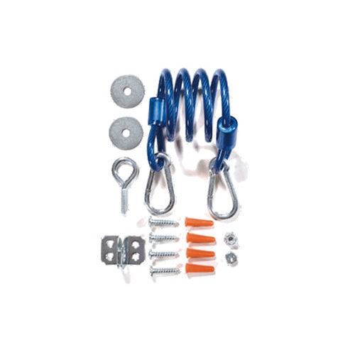 Dormont | Blue Hose Gas Connector Restraining Cable Kit for 60" Gas Hose - ChefEquipment.com