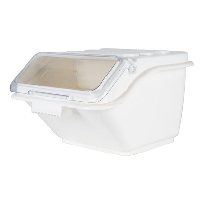 Winco | Shelf Ingredient Bin, 40 cup, White