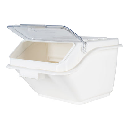 Winco | Shelf Ingredient Bin, 40 cup, White