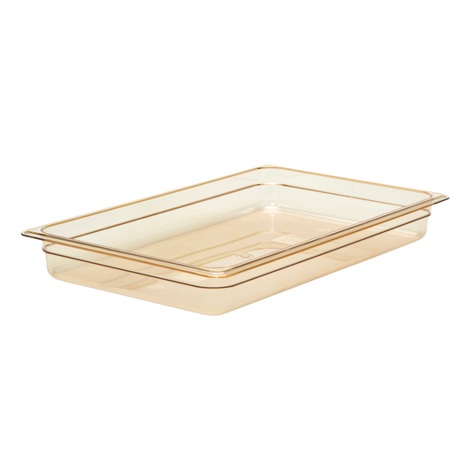 Cambro | High Heat Full Size Food Pan, 2.5" Deep, Amber