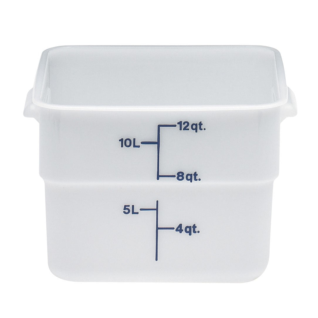 Cambro | CamSquare Food Storage Container, 12 qt, Poly White